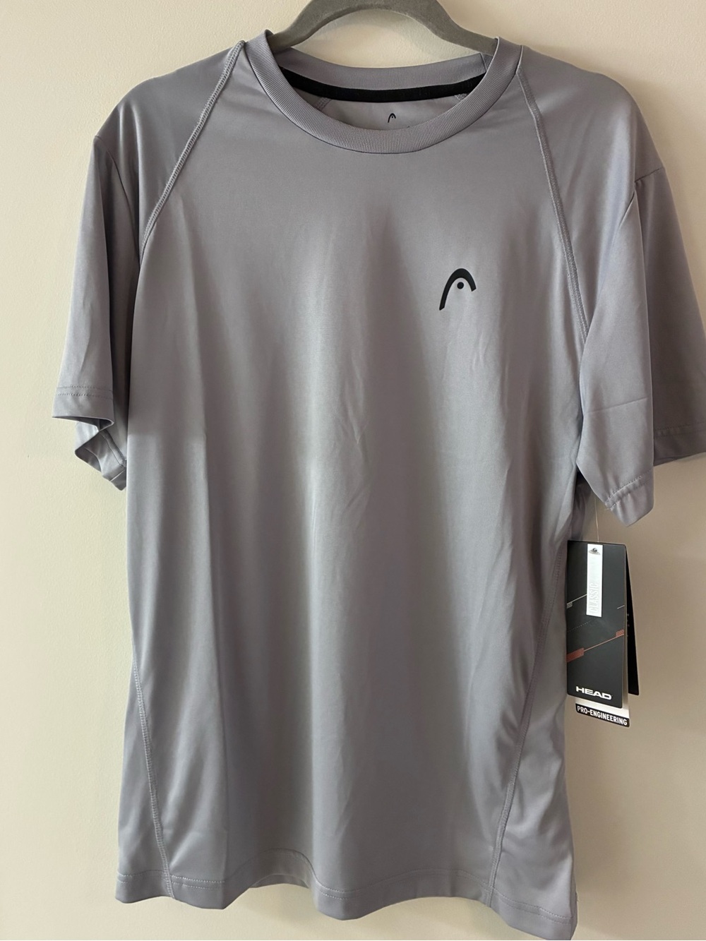 Head Men's Short Sleeve Performance Tee in Light Gray
